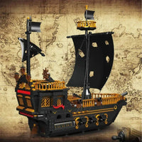 Thumbnail for Building Blocks MOC Ideas Experts Sea Gull Pirate Ship Bricks Toys 13083 - 4