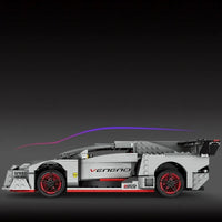 Thumbnail for Building Blocks MOC Lambo Veneno Super Racing Sports Car Bricks Toys 13110 Construction Set Toys - 8