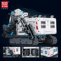 Thumbnail for Building Blocks MOC Liebherr RH400 Mining Excavator Truck Bricks Toy - 6