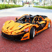 Thumbnail for Building Blocks MOC McLaren P1 Hypercar Racing Car Bricks Toy 13090 - 10