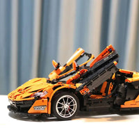 Thumbnail for Building Blocks MOC McLaren P1 Hypercar Racing Car Bricks Toy 13090 - 14