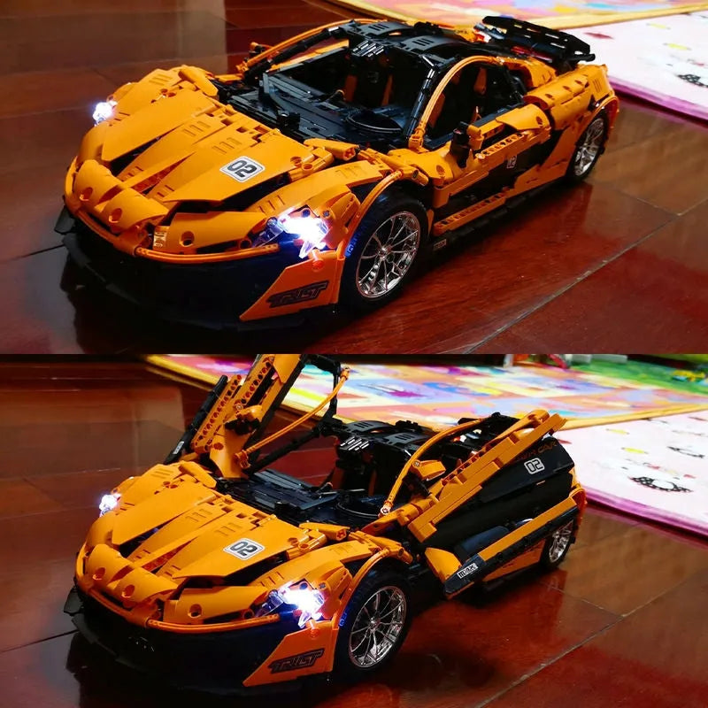 Building Blocks MOC McLaren P1 Hypercar Racing Car Bricks Toy 13090 - 13