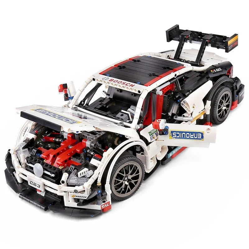Building Blocks MOC Mercedes Benz AMG C63 DTM Racing Car Bricks Toy 13075 - 4