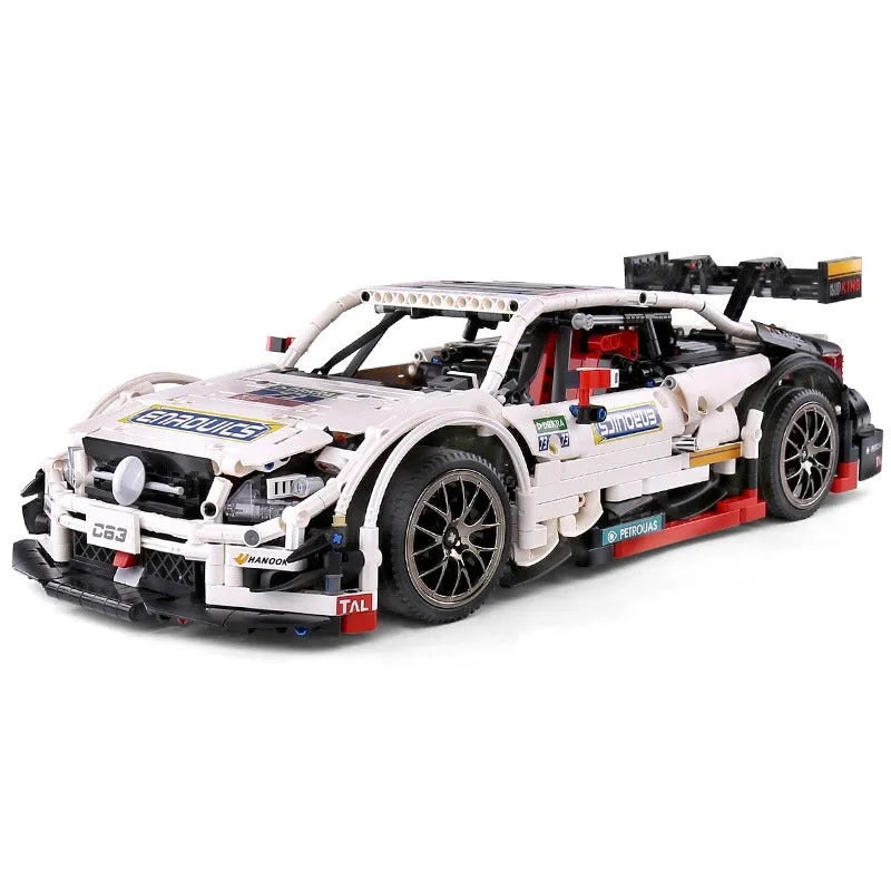 Building Blocks MOC Mercedes Benz AMG C63 DTM Racing Car Bricks Toy 13075 Construction Set Toys - 6