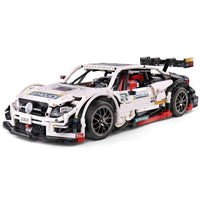 Thumbnail for Building Blocks MOC Mercedes Benz AMG C63 DTM Racing Car Bricks Toy 13075 - 6