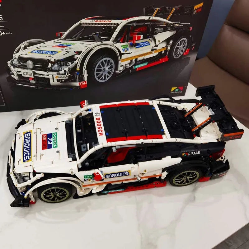 Building Blocks MOC Mercedes Benz AMG C63 DTM Racing Car Bricks Toy 13075 Construction Set Toys - 14