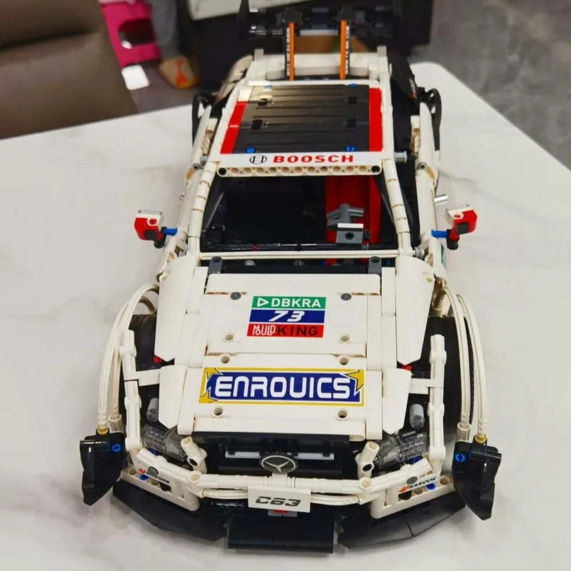 Building Blocks MOC Mercedes Benz AMG C63 DTM Racing Car Bricks Toy 13075 Construction Set Toys - 12