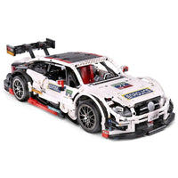 Thumbnail for Building Blocks MOC Mercedes Benz AMG C63 DTM Racing Car Bricks Toy 13075 - 3