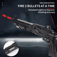 Thumbnail for Building Blocks MOC Military Gun M4 Super 90 Shotgun Bricks Toy 14003 - 6