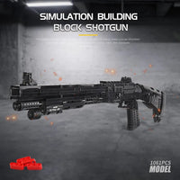 Thumbnail for Building Blocks MOC Military Gun M4 Super 90 Shotgun Bricks Toy 14003 - 5