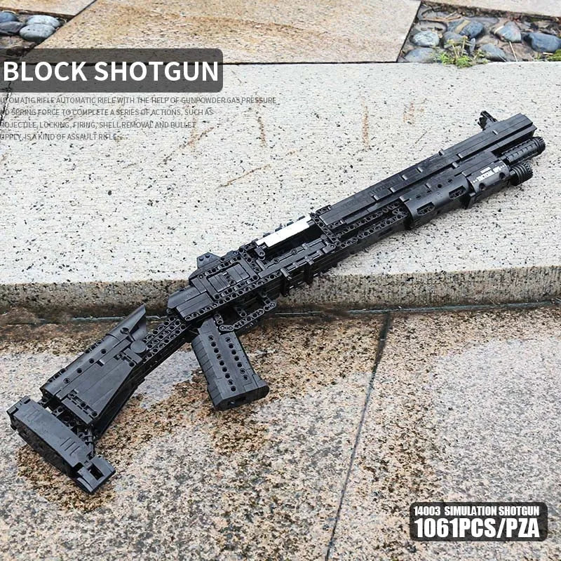 Building Blocks MOC Military Gun M4 Super 90 Shotgun Bricks Toy 14003 - 2