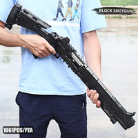 Thumbnail for Building Blocks MOC Military Gun M4 Super 90 Shotgun Bricks Toy 14003 - 4