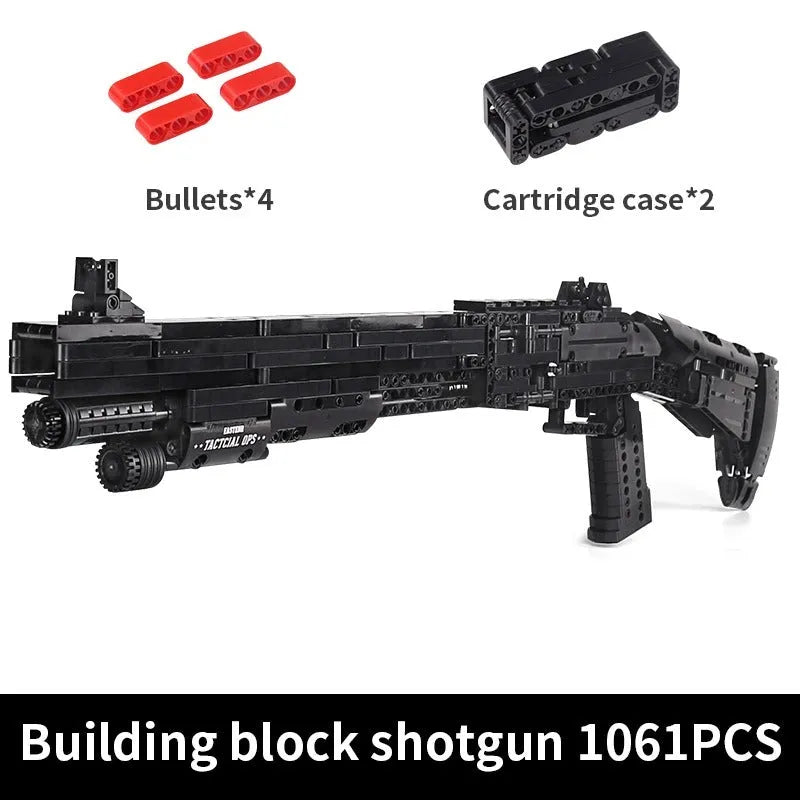 Building Blocks MOC Military Gun M4 Super 90 Shotgun Bricks Toy 14003 - 1