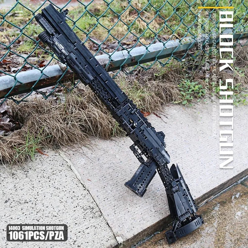 Building Blocks MOC Military Gun M4 Super 90 Shotgun Bricks Toy 14003 - 3