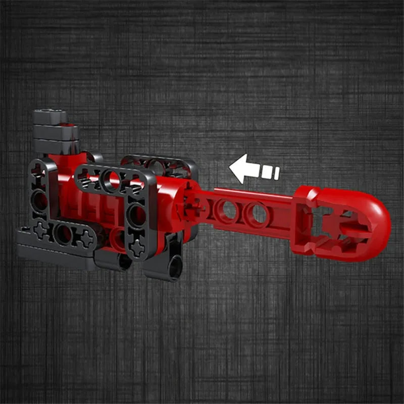 Building Blocks MOC Military Motorized Grenade Launcher Gun Bricks Toy 14014 - 6