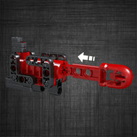 Thumbnail for Building Blocks MOC Military Motorized Grenade Launcher Gun Bricks Toy 14014 - 6