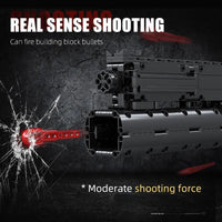 Thumbnail for Building Blocks MOC Military Motorized Grenade Launcher Gun Bricks Toy 14014 - 9