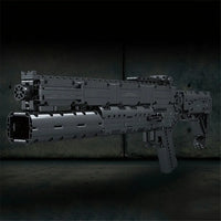 Thumbnail for Building Blocks MOC Military Motorized Grenade Launcher Gun Bricks Toy 14014 - 5
