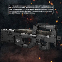 Thumbnail for Building Blocks MOC Military Motorized P90 SMG Gun Bricks Toys 14018 - 3