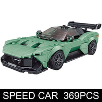Thumbnail for Building Blocks MOC Mini Aston Martin Vulcan Sports Racing Car Bricks Toy 27009 - 3