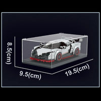 Thumbnail for Building Blocks MOC Mini Lambo Veneno Racing Sports Car Bricks Toy 27007 - 5