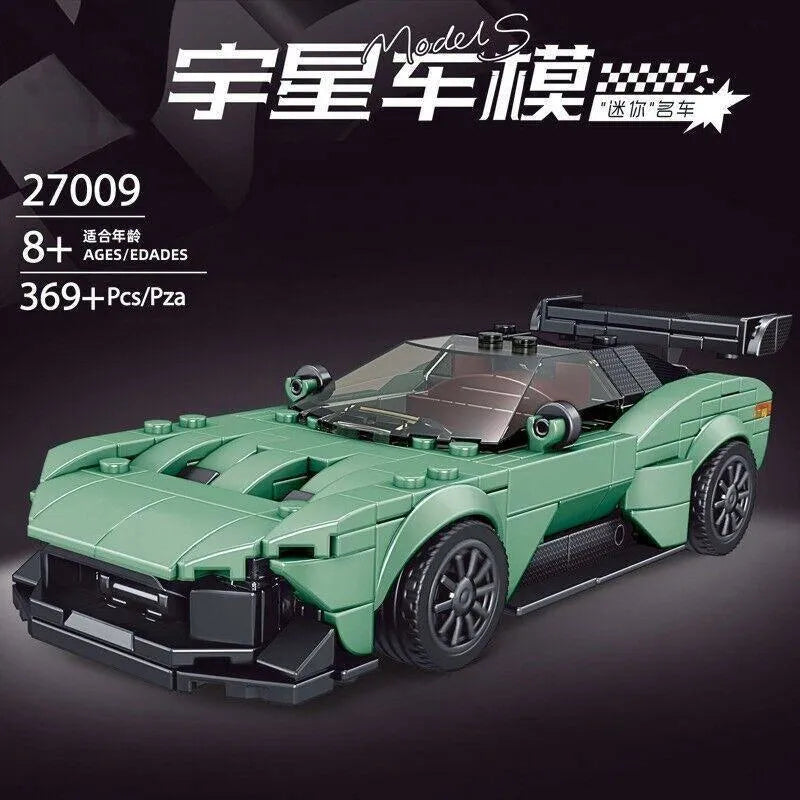 Building Blocks MOC Mini Porsche 911 RSR Racing Sports Car Bricks Toy 27010 Construction Set Toys - 6