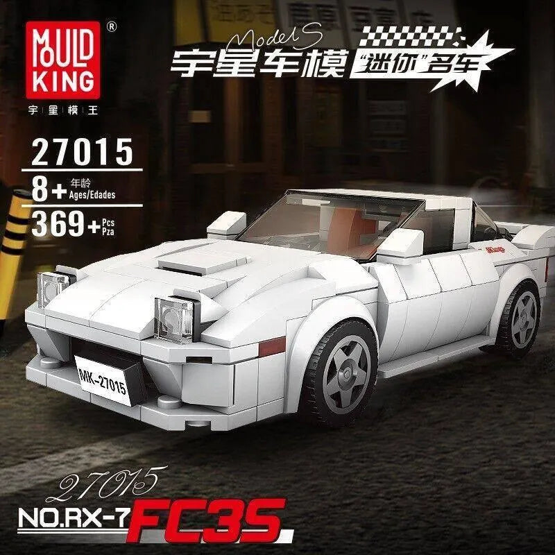 Building Blocks MOC Mini Porsche 911 RSR Racing Sports Car Bricks Toy 27010 Construction Set Toys - 8