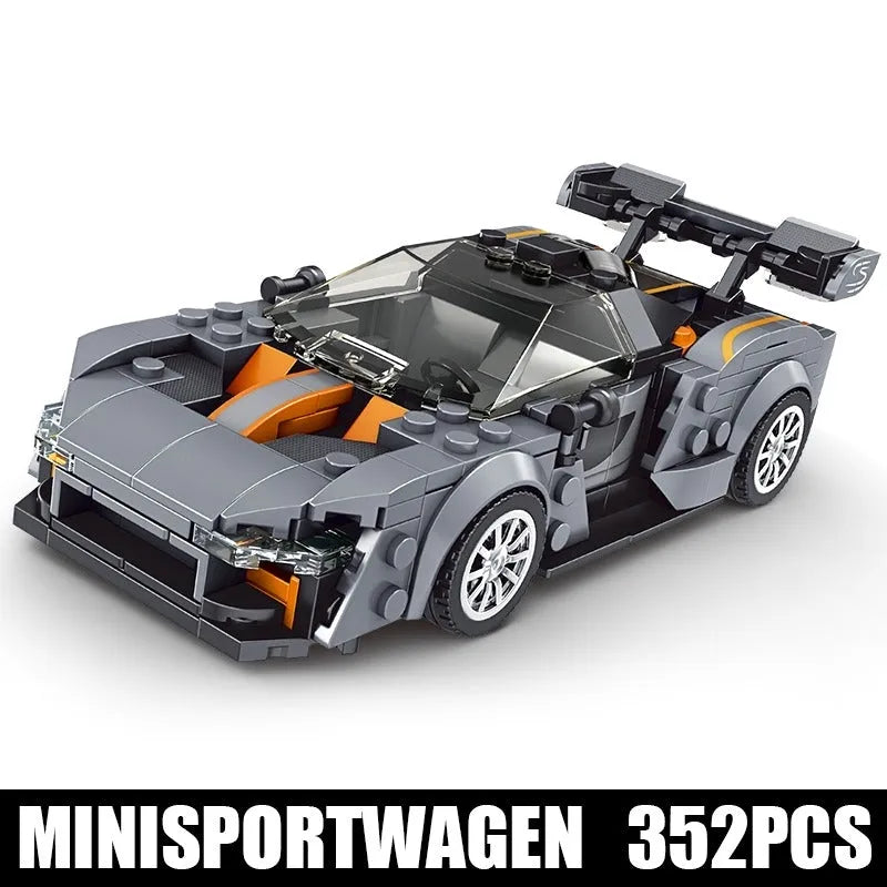 Building Blocks MOC Mini Super McLaren Senna Racing Car Bricks Toys 27008 - 2