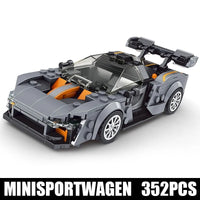 Thumbnail for Building Blocks MOC Mini Super McLaren Senna Racing Car Bricks Toys 27008 Construction Set Toys - 2