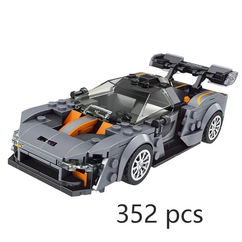 Building Blocks MOC Mini Super McLaren Senna Racing Car Bricks Toys 27008 Construction Set Toys - 1