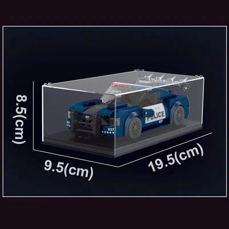 Building Blocks MOC Mini Super Sports Police Racing Car Bricks Toys 27002 Construction Set Toys - 3