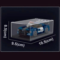 Thumbnail for Building Blocks MOC Mini Super Sports Police Racing Car Bricks Toys 27002 - 3