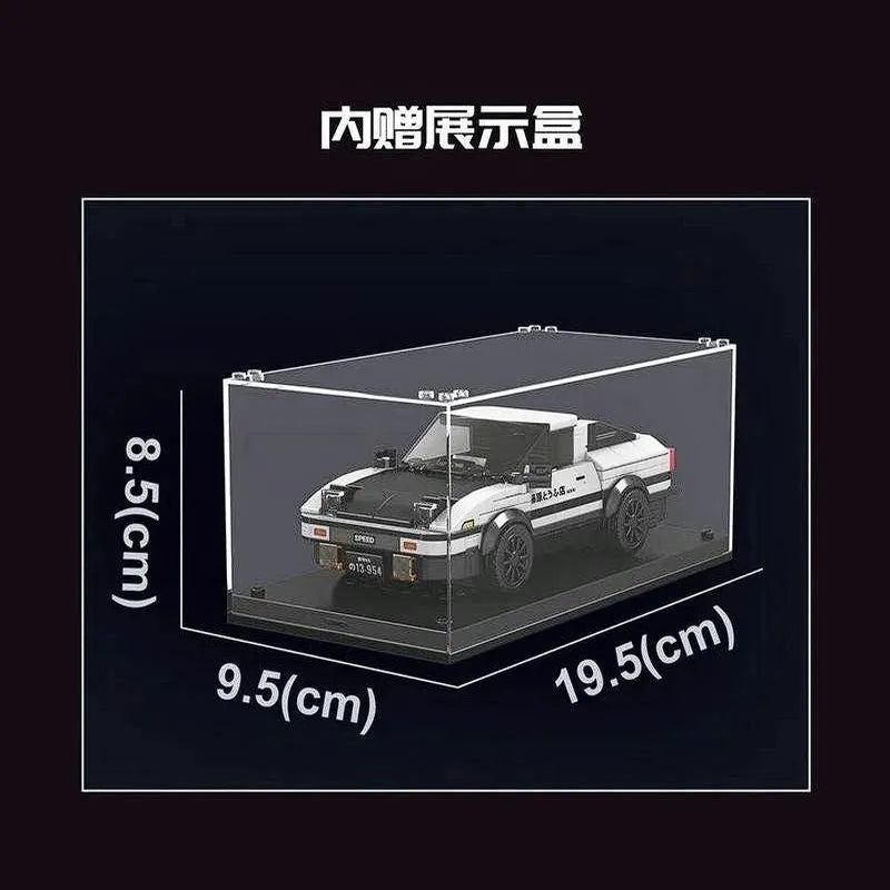 Building Blocks MOC Mini Supercar Toyota AE86 Racing Car Bricks Toys 27013 Construction Set Toys - 7