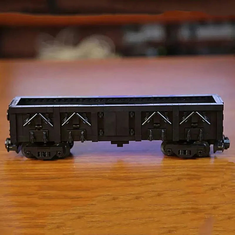 Building Blocks MOC Motorized APP RC QJ Steam Locomotive Train Bricks Toys - 17