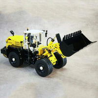 Thumbnail for Building Blocks MOC Motorized Pneumatic loader Excavator Truck Bricks Toys - 11