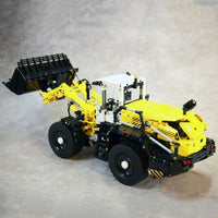 Thumbnail for Building Blocks MOC Motorized Pneumatic loader Excavator Truck Bricks Toys - 12