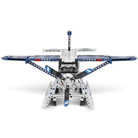 Thumbnail for Building Blocks MOC Motorized RC Amphibious Fire Plane Bricks Toy 15014 - 3
