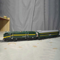 Thumbnail for Building Blocks MOC Motorized RC APP NJ2 Locomotive Diesel Train Bricks Toy Construction Set Toys - 16