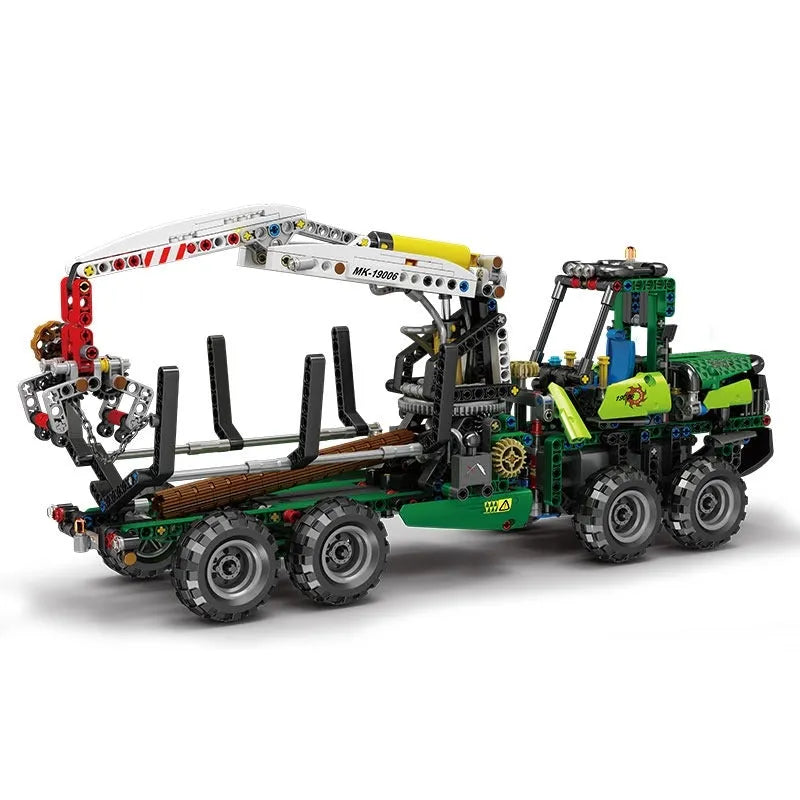 Building Blocks MOC Motorized RC Pneumatic Forest Machine Bricks Toys - 5