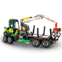 Thumbnail for Building Blocks MOC Motorized RC Pneumatic Forest Machine Bricks Toys - 2