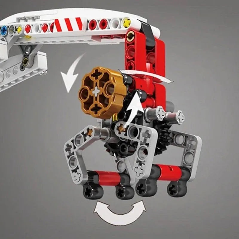 Building Blocks MOC Motorized RC Pneumatic Forest Machine Bricks Toys - 11