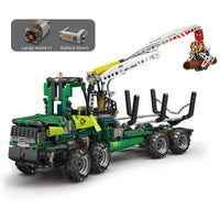 Thumbnail for Building Blocks MOC Motorized RC Pneumatic Forest Machine Bricks Toys - 1
