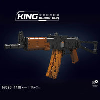 Thumbnail for Building Blocks MOC Motorized Weapon AK47 Assault Rifle Bricks Toy 14020 - 2
