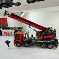 Thumbnail for Building Blocks MOC RC All Terrain Piling Platform Crane Truck Bricks Toy 17003 - 13