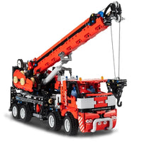 Thumbnail for Building Blocks MOC RC All Terrain Piling Platform Crane Truck Bricks Toy 17003 - 1