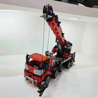 Thumbnail for Building Blocks MOC RC All Terrain Piling Platform Crane Truck Bricks Toy 17003 - 12