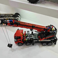 Thumbnail for Building Blocks MOC RC All Terrain Piling Platform Crane Truck Bricks Toy 17003 - 14