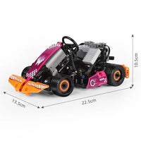 Thumbnail for Building Blocks MOC RC APP Go-Kart Racing Karting Car Bricks Toy 18026 - 10