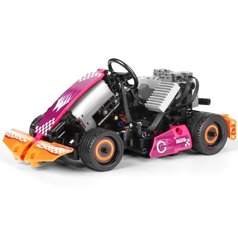 Rc Go MOC RC App Go-Kart Racing Building Blocks Toy 18026