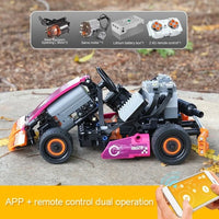 Thumbnail for Building Blocks MOC RC APP Go-Kart Racing Karting Car Bricks Toy 18026 - 6